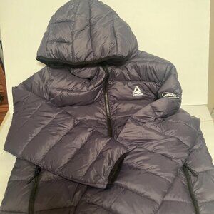 New with Tags! Reebok Men's Puffer Jacket Charcoal - Size Large - Style# OMRD149